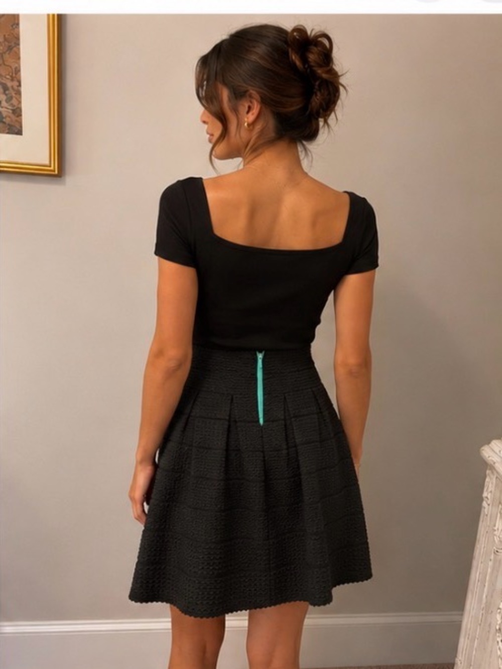 Girls from Savoy Anthropologie Stretch Skirt. Size Small
